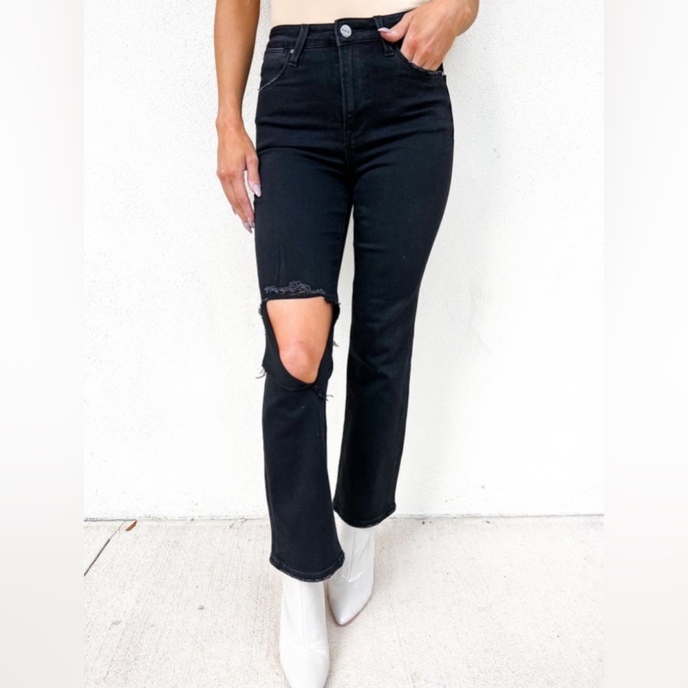 Risen relaxed distressed jeans